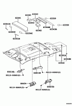 ROOF HEADLINING & SILENCER PAD 1